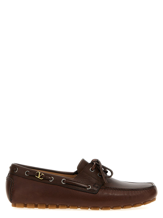 Valentino Garavani Driver Fastaway Loafers — Moccasins