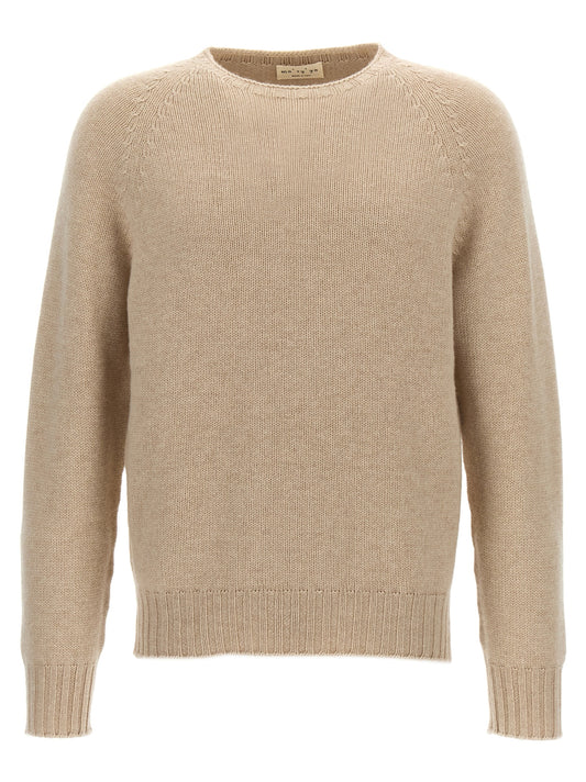 Ma'ry'ya Cashmere Sweater — Beige Knitwear for Men