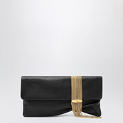 Jimmy Choo Zandra black leather bag — elegant evening clutch