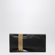 Jimmy Choo Zandra black leather bag — elegant evening clutch