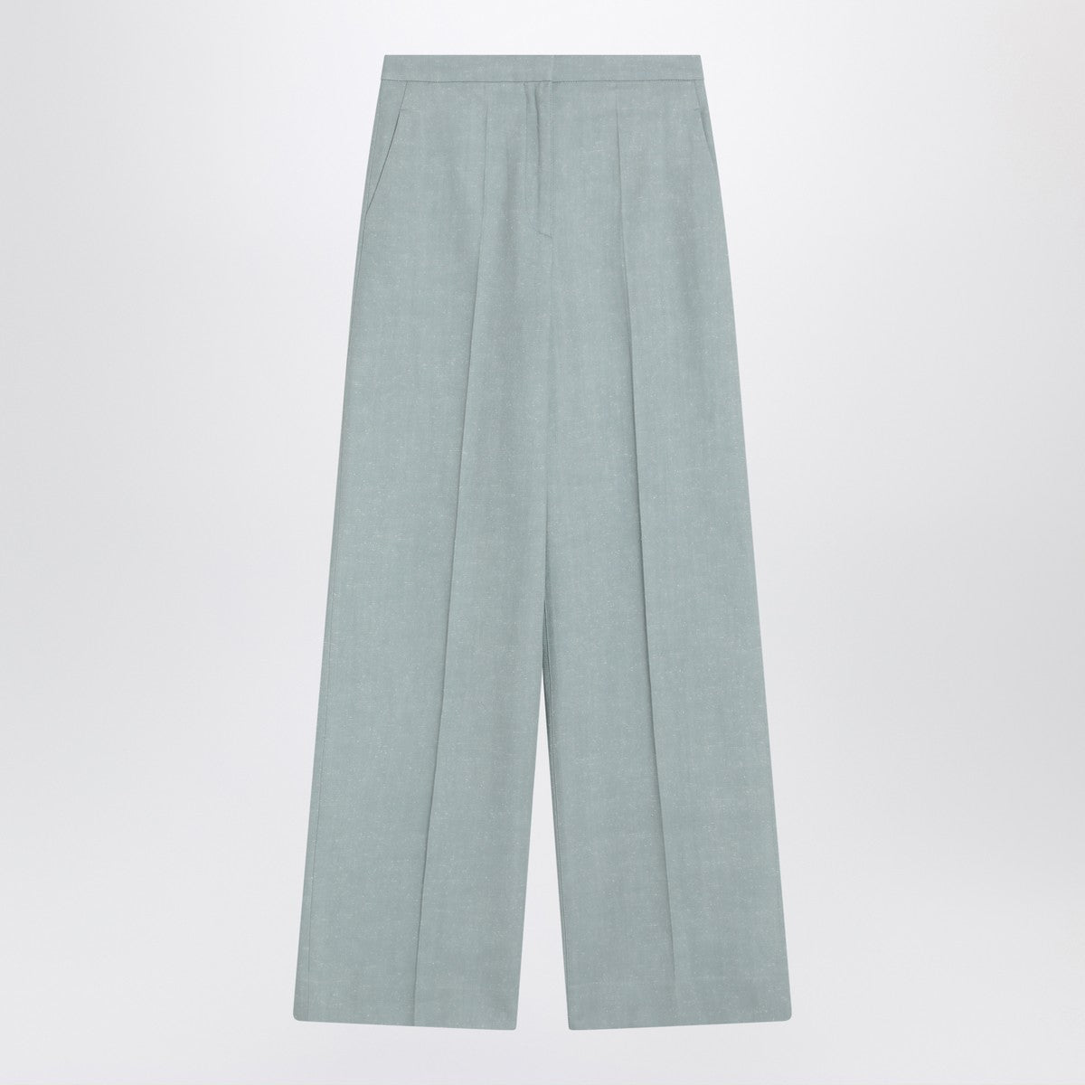 LouLou De Saison Gray Fog Cotton-Blend Pants