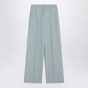 LouLou De Saison Gray Fog Cotton-Blend Pants