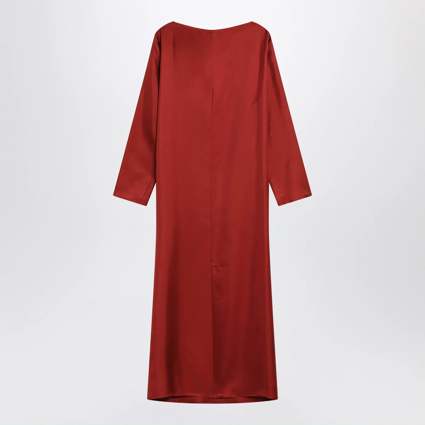 LouLou De Saison Zoya Dress — Red Silk Twill (Dresses)