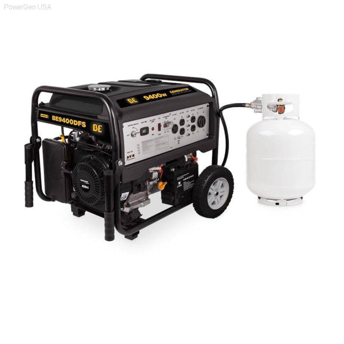 BE Power Equipment 5HP 2000 Psi Hi-Temp Pressure Washer - PowerGen USA - X-2050FW1GENHT