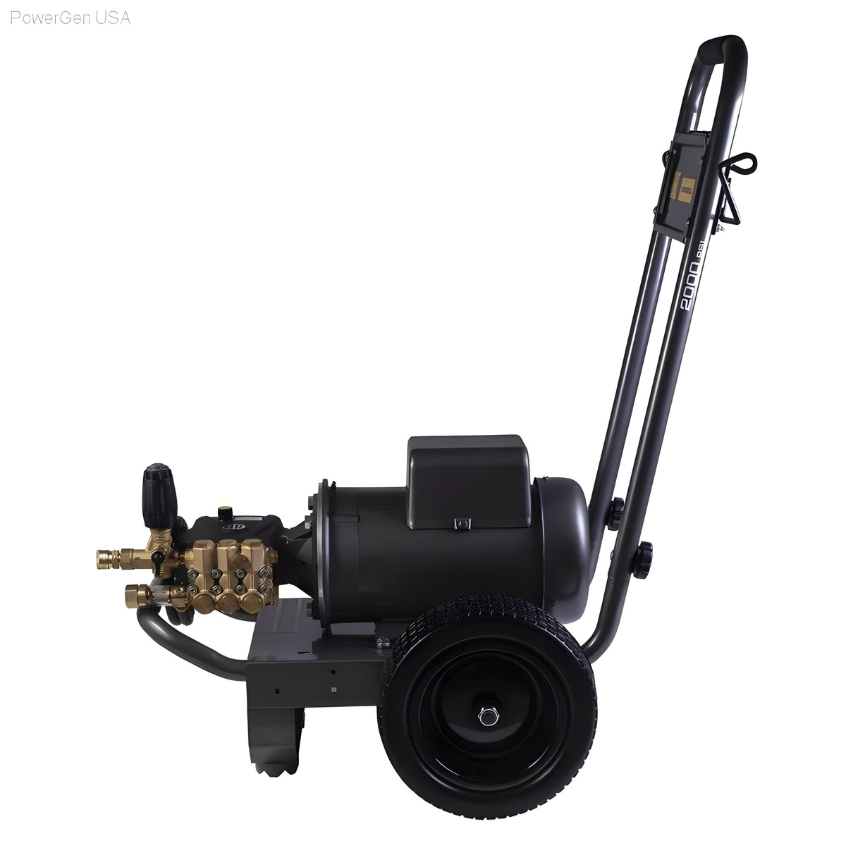 BE Power Equipment 2700 PSI  3.5 GPM Electric Pressure Washer with Baldor Motor and AR Triplex Pump - PowerGen USA - B2775EA