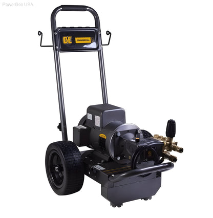 BE Power Equipment 2700 PSI  3.5 GPM Electric Pressure Washer with Baldor Motor and AR Triplex Pump - PowerGen USA - B2775EA