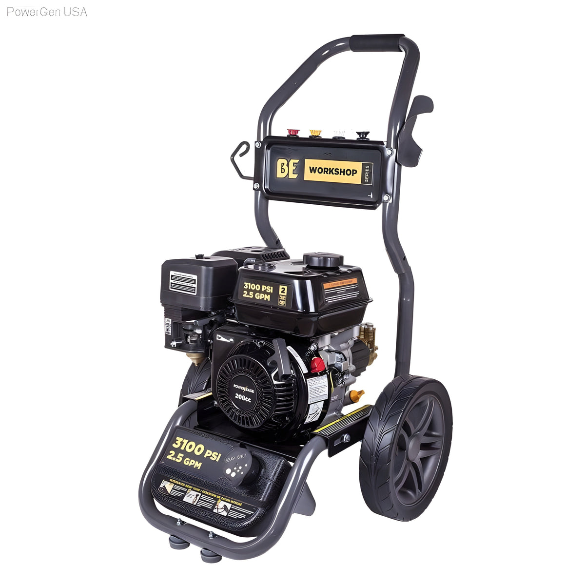 BE Power Equipment 208cc 3100 Psi Pressure Washer - PowerGen USA - BE317RA