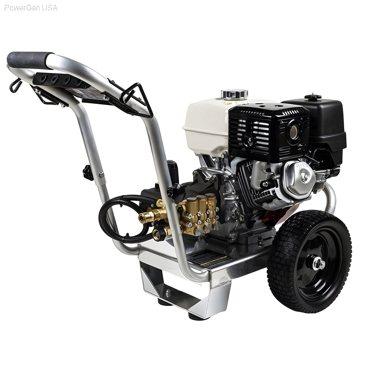BE Power Equipment 4000 PSI 4.0 GPM Gas Pressure Washer with Honda GX390 Engine and AR Triplex Pump - PowerGen USA - B4013HAAS