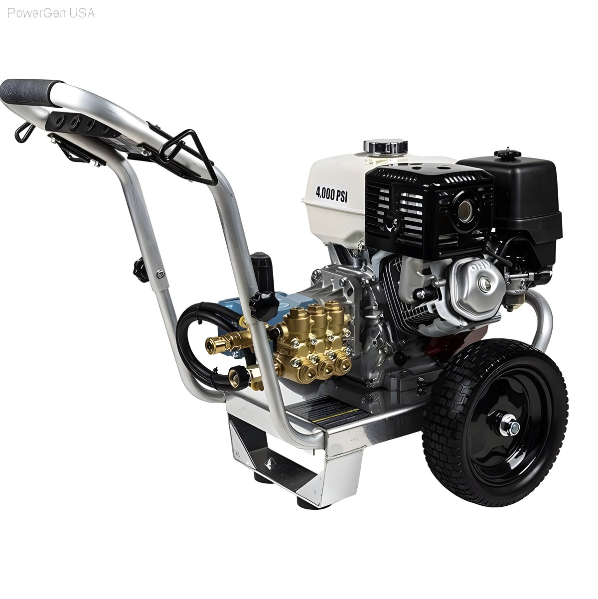 BE Power Equipment 4000 PSI 4.0 GPM Gas Pressure Washer with Honda GX390 Engine and Comet Triplex Pump - PowerGen USA - B4013HACS