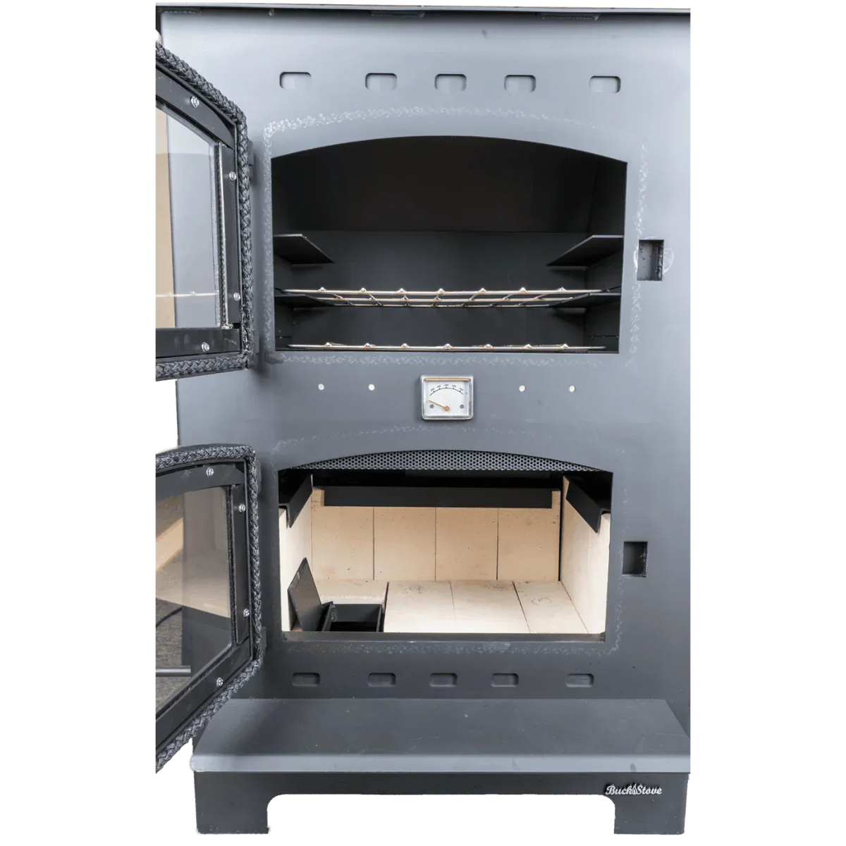 Buck Stove Homesteader Wood Burning Cook Stove 1,800 sq. ft. 28,901 BTU Black New - FP-HOMESTEADER