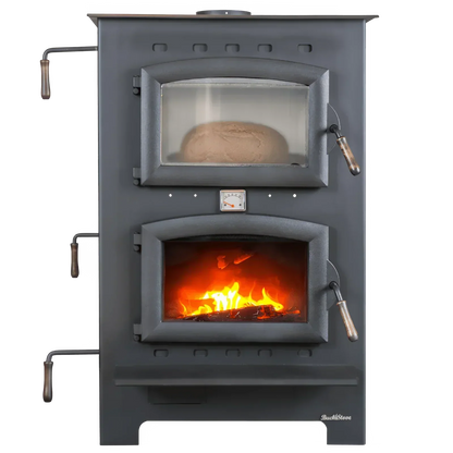 Buck Stove Homesteader Wood Burning Cook Stove 1,800 sq. ft. 28,901 BTU Black New - FP-HOMESTEADER