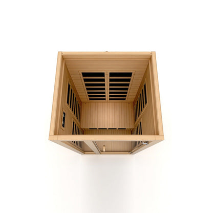 Dynamic Gracia 1-2-person 610w EMF Under 8MG FAR Infrared Sauna