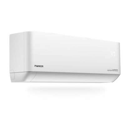Pioneer Quantum Hyperformance 24,000 BTU 22.5 SEER2 230V High-Wall Ductless Energy-Star Mini-Split Air Conditioner Inverter Hyper Heat Pump Full Set - WYT024GLSI25RH-10S