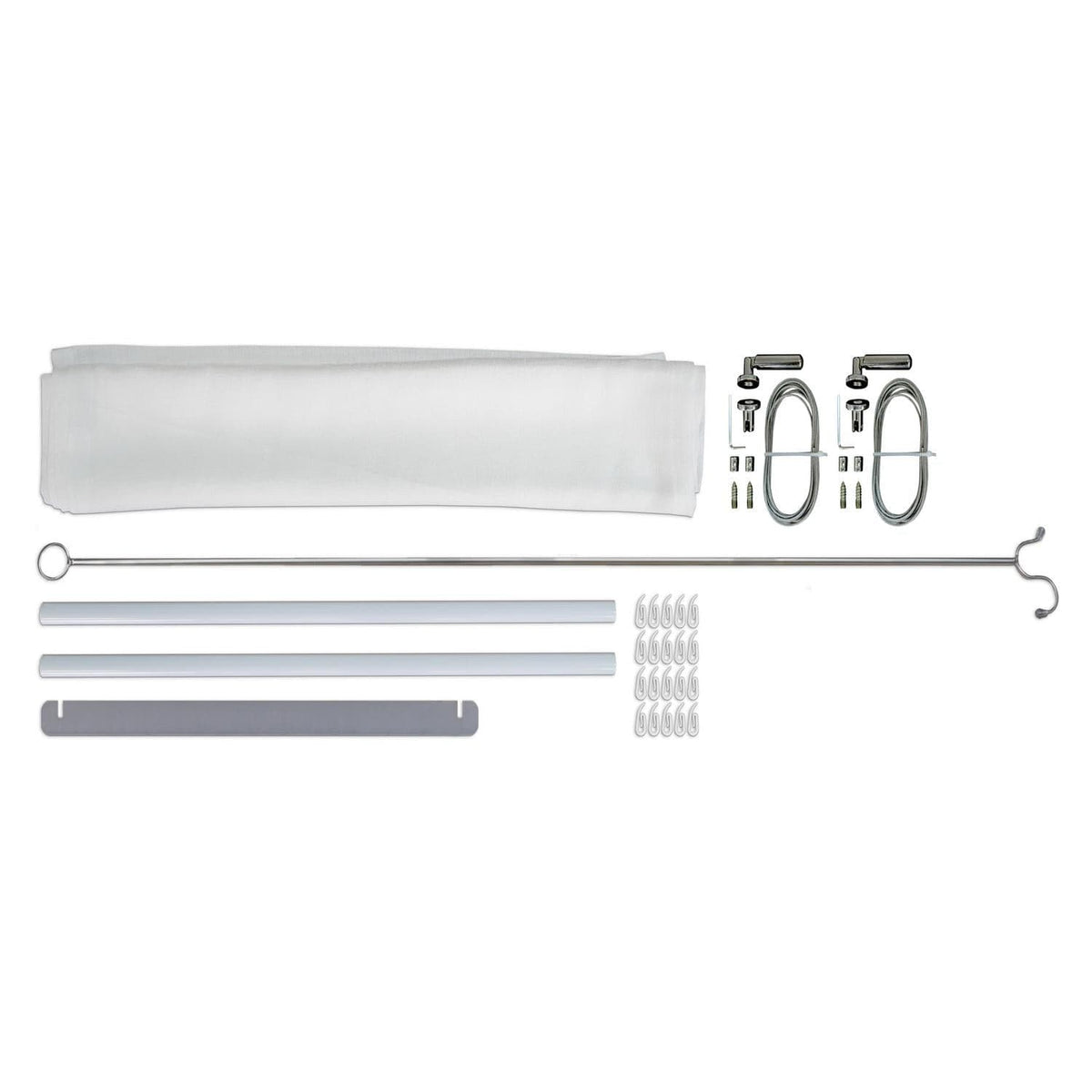 Palram Canopia | Patio Cover Blinds 10x28 ft White - HG1076