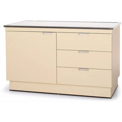 PETLIFT Omni Veterinary Exam Table & Storage | Full Flush Table - 58 x 24 - PL-TEC-300-58SS