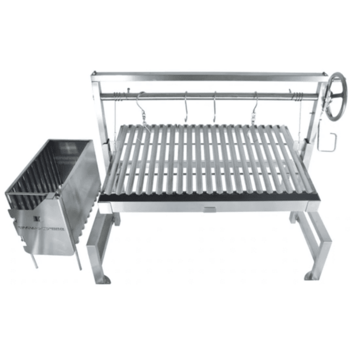 Tagwood BBQ09SS Built-In Insert Santa Maria Argentine Grill + 60 Firebricks Bundle - BBQ09-1