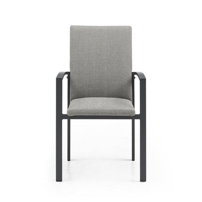 Whiteline Modern Living Doris Outdoor Dining Armchair - DAC1836-GRY