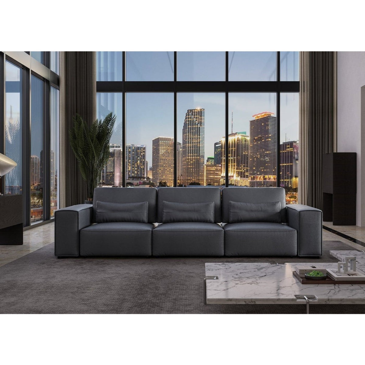 Whiteline Modern Living Florida Sofa - SO2001L