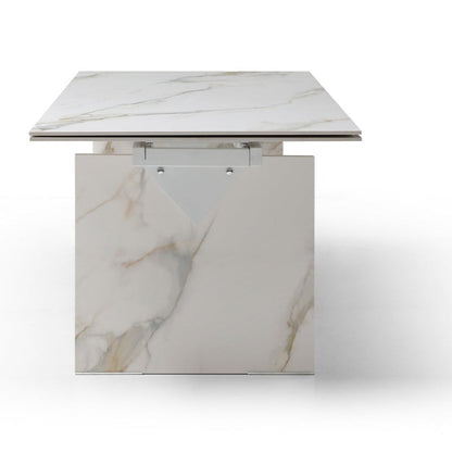 Whiteline Modern Living Georgia Extendable Dining Table - DT1930-WHT