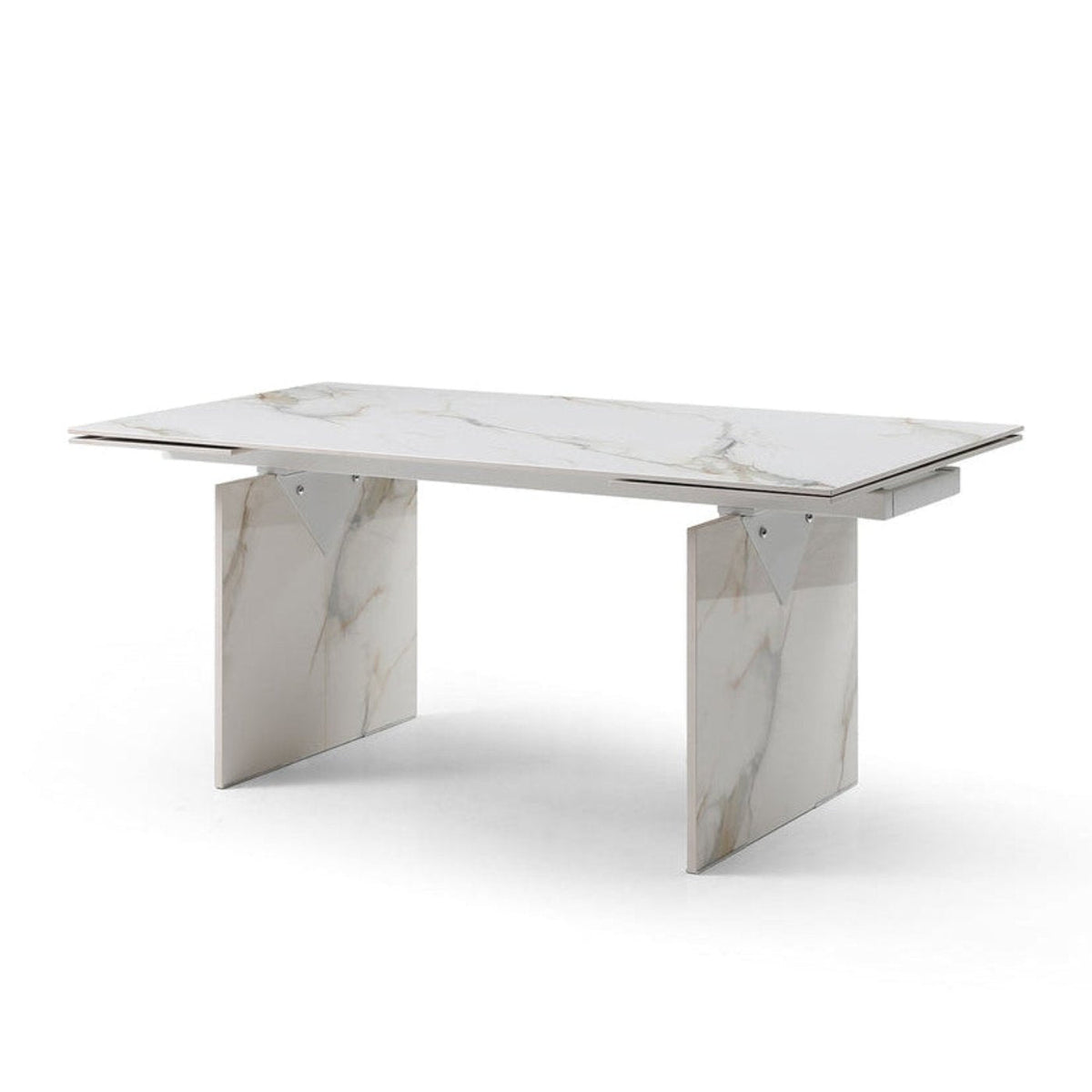 Whiteline Modern Living Georgia Extendable Dining Table - DT1930-WHT