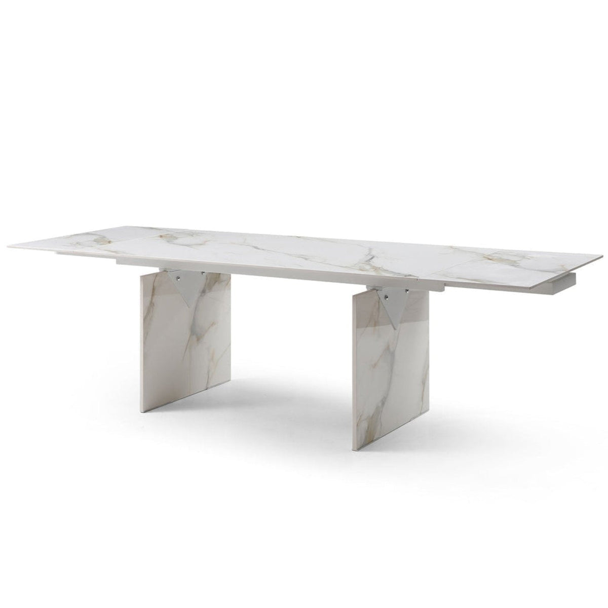 Whiteline Modern Living Georgia Extendable Dining Table - DT1930-WHT