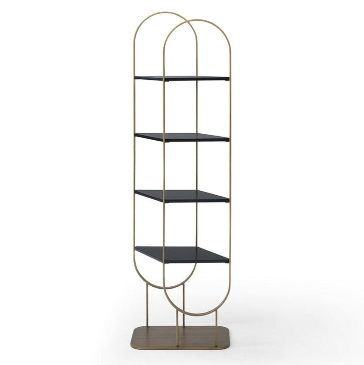 Whiteline Modern Living Koda Oval Bookshelf - DI1936