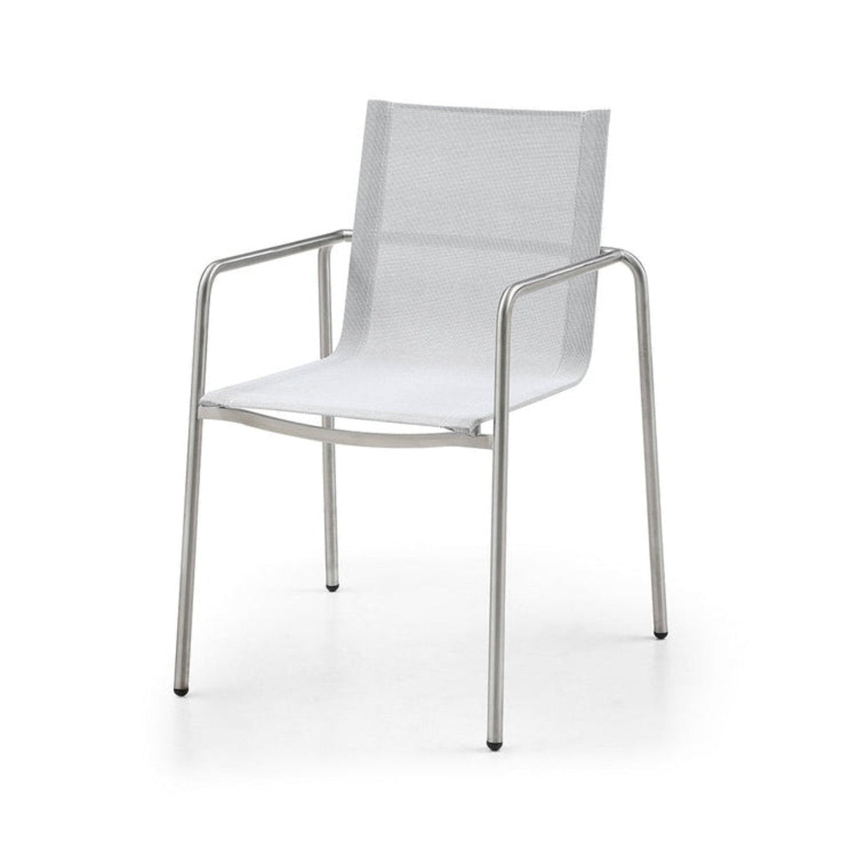 Whiteline Modern Living Paola Outdoor Dining Armchair - DAC1924-LGRY