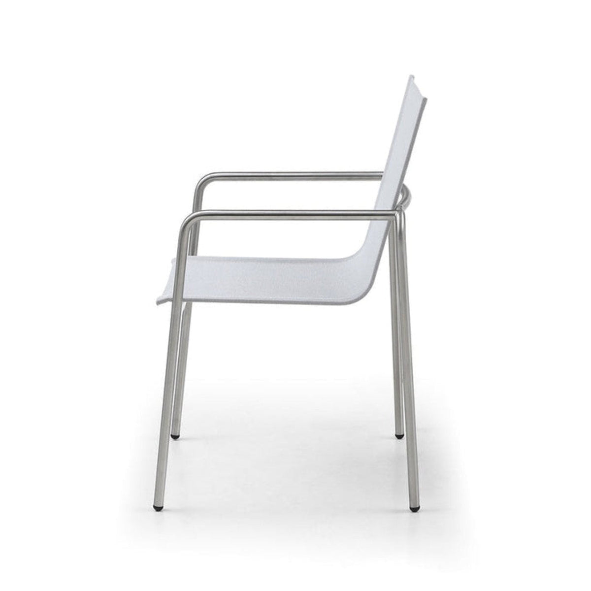 Whiteline Modern Living Paola Outdoor Dining Armchair - DAC1924-LGRY